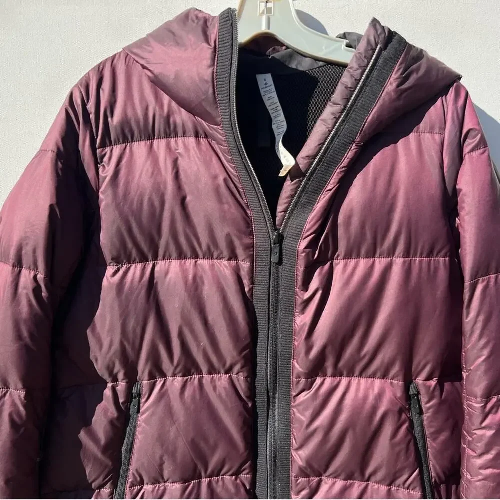 Lululemon cloudscape down puffer dark adobe coat 4 - Picture 4 of 7